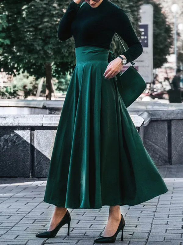 Vintage Swing Maxi Skirt