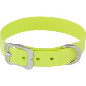 Vivid PVC Collar Lime 25mm (1" Wide - 22-26" Length)