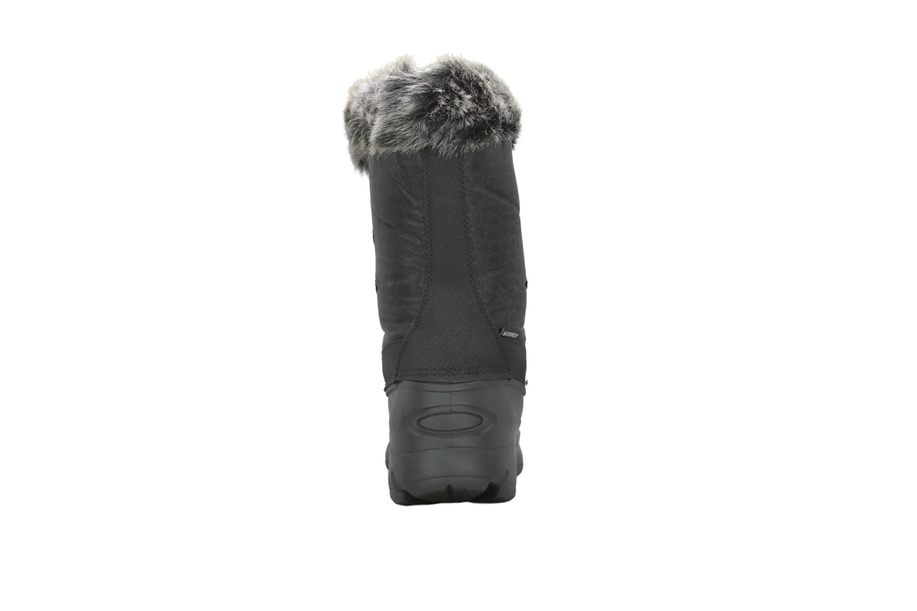 Women's Lace Black Winter Boot - NH03-BK