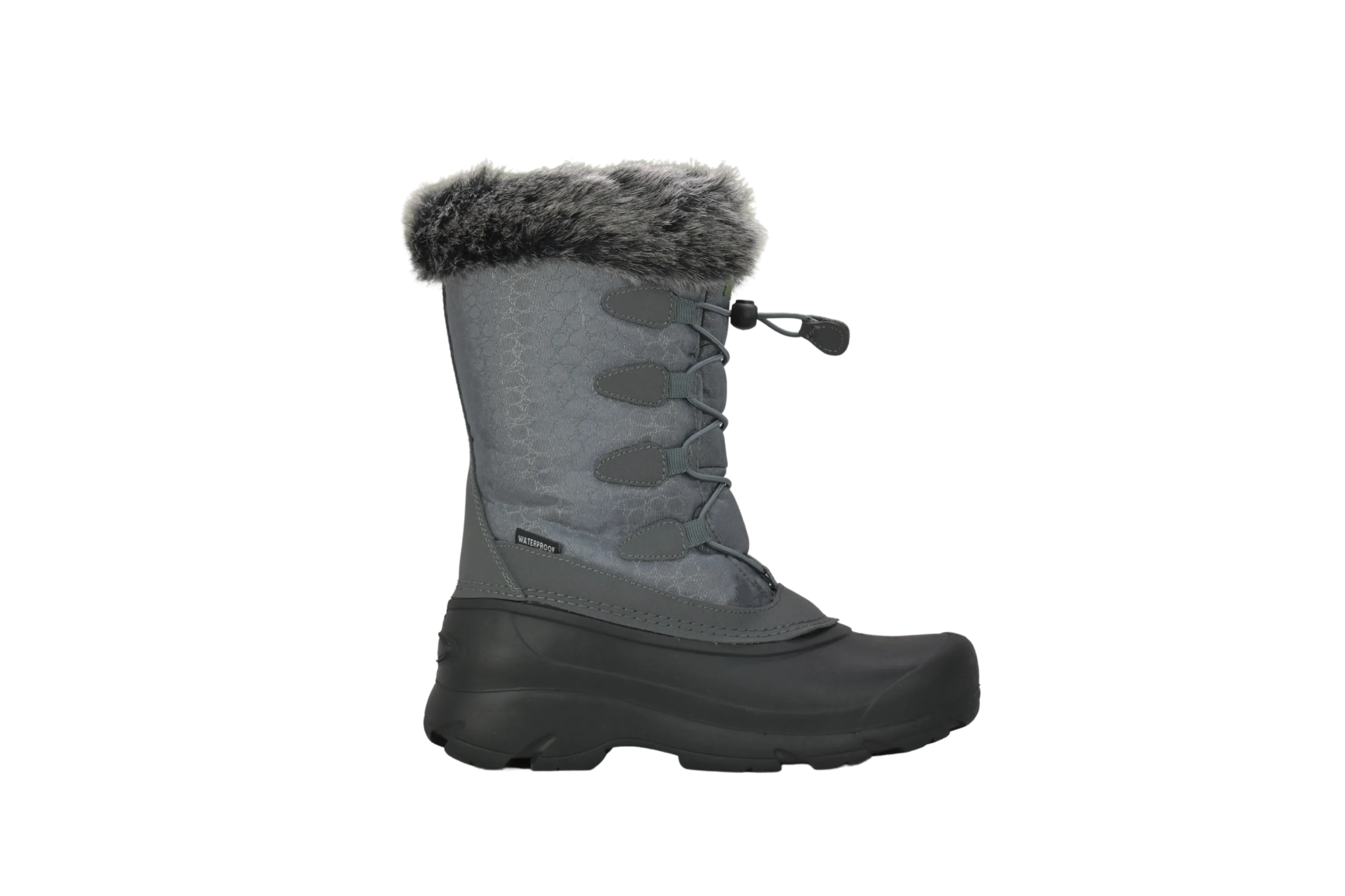 Women's Lace Grey Winter Boot - NH03-GR