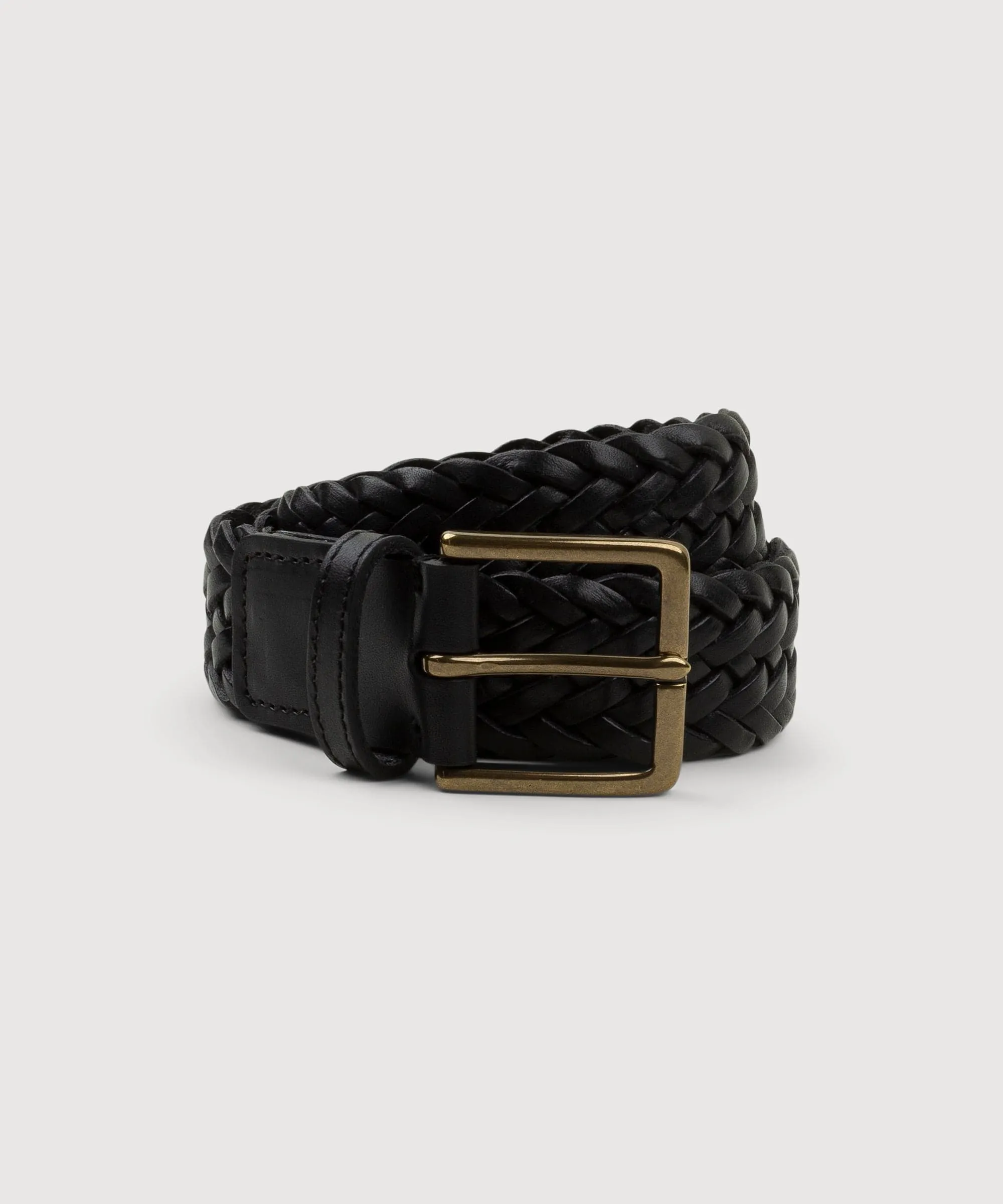 Woven Leather Belt