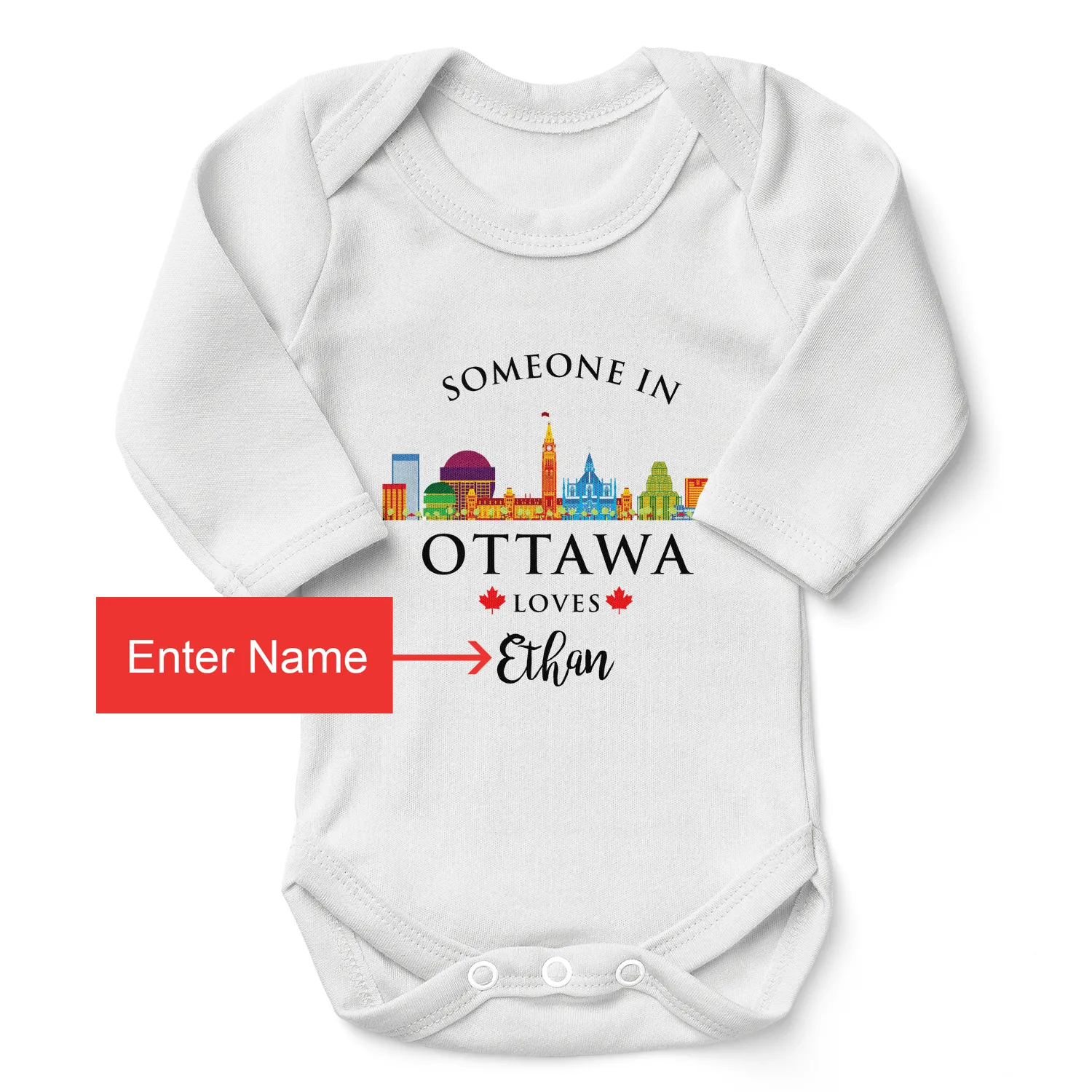 Zeronto Baby Gift Basket - Someone in Ottawa Loves You