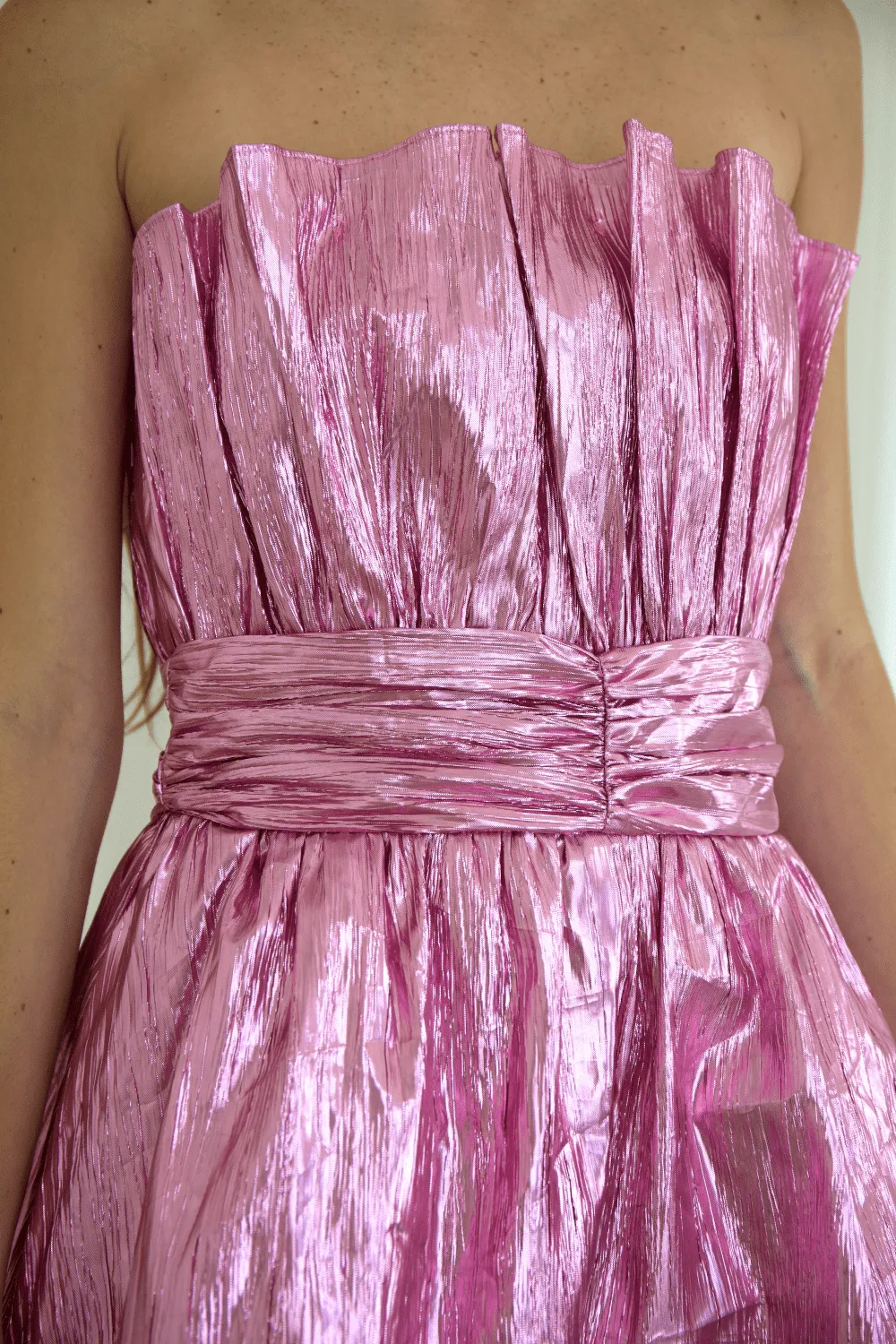 Zoey Metallic Romper